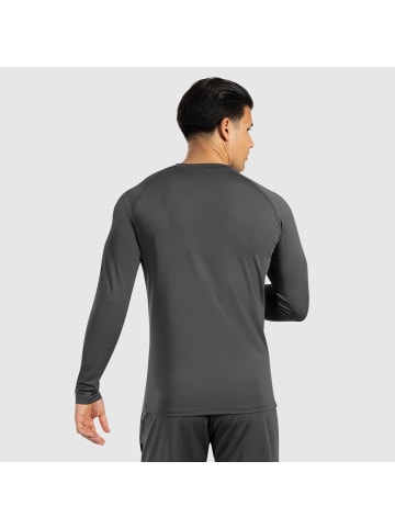 SMILODOX Longsleeve Zeyn in Anthrazit