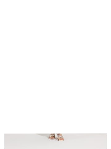 More & More glitzerndes Top, Pailletten in off white