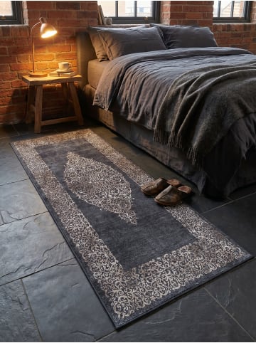 KADIMA DESIGN Teppich Flachgewebe Waschbar Barock PIZOL Strapazierfähig OEKO-TEX