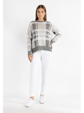 RISA Strick Pullover in Dunkelgrau