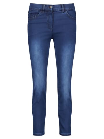 Gerry Weber Hose Jeans verkürzt in Dark Blue Denim