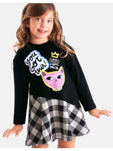 Denokids Kleid Cool Cat in Black