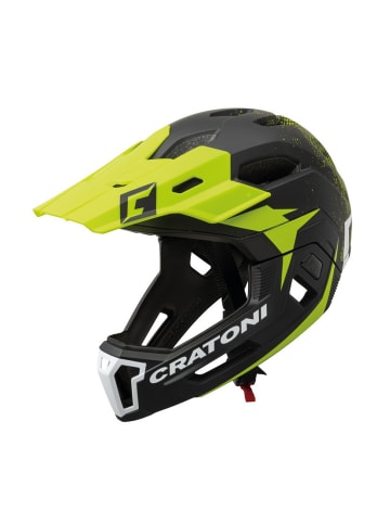 Cratoni MTB Fahrradhelm C-Maniac 2.0MX in schwarz/lime matt