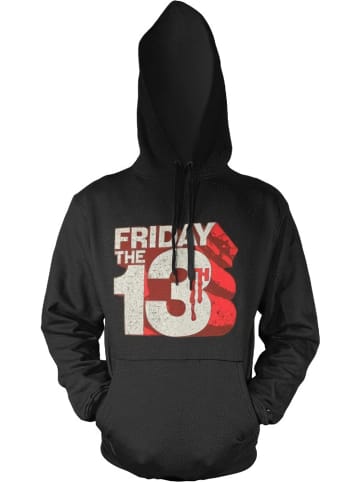 Friday The 13th Hoodie "Block Logo Big Tall Hoodie" in Schwarz