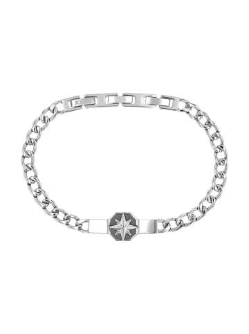 JOOP! Armband Edelstahl, IP gun in Silber