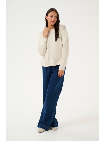 Kaffe Strickpullover KAgerdi in Turtledove Melange