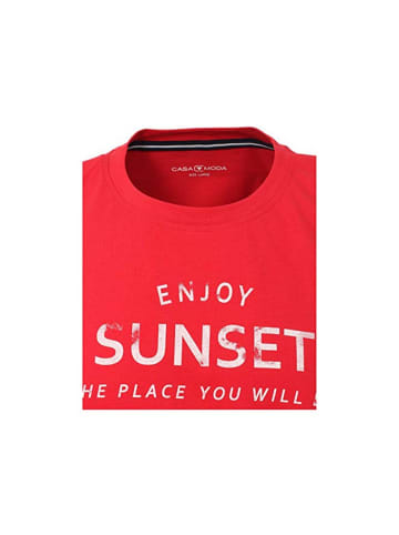 Venti Rundhals T-Shirt in rot