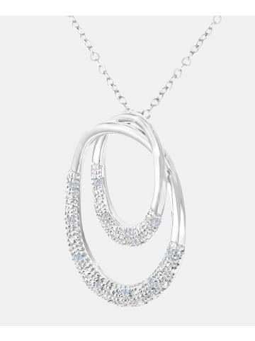 Diamant L'éternel Halskette mit Anhänger aus 375 Weißgold mit Diamant