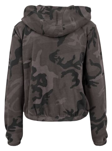 Urban Classics Urban Classics Damen Ladies Camo Cropped Hoody in dark camo