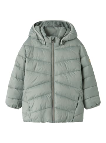 name it Übergangsjacke Leichtsteppjacke Nmfmarble in iceberg green