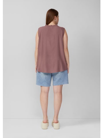 QS Bluse in 4762_aubergine