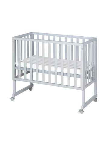 roba Stuben- & Beistellbett safe asleep® 3in1 taupe/grau höhenverstellbar