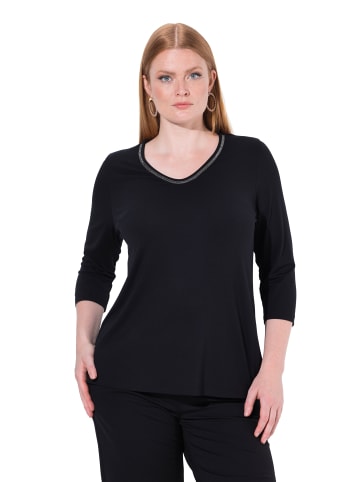 Ulla Popken Shirt in schwarz