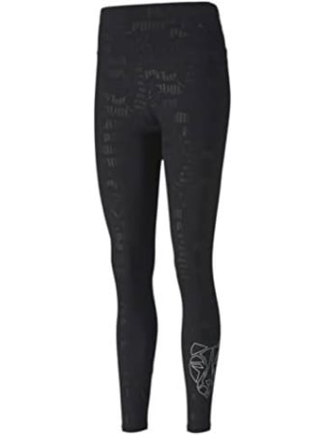 Puma Leggings Embossed High Rise 7 in Schwarz