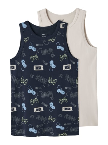 name it 2er Pack Unterhemd NKMTANK TOP 2P NAVY GAMER in Dunkelblau