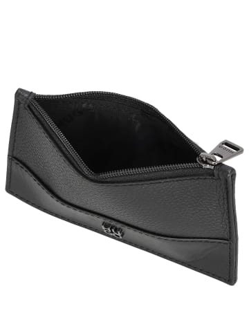 HUGO Quantic Zip - Kreditkartenetui 4cc 12.5 cm (black) in schwarz