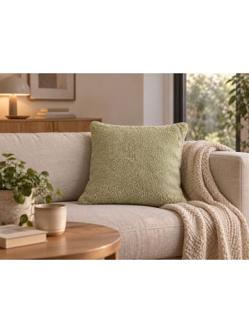 Dekokissen PILEA in Grün - (W) 45 x (H) 14 x (L) 45 cm