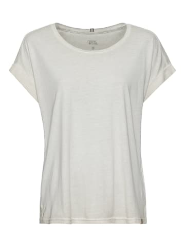 Camel Active T-Shirt aus softem Modal-Baumwollmix in Greige