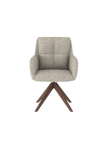 Signature Bridge-Stuhl mit Massivholzbei in Beige - (W)61 x (H)86 x (L)67 cm