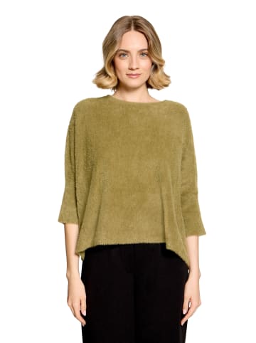 Betty Barclay Basic-Pullover mit U-Boot-Ausschnitt in Gothic Olive