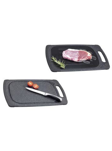 Maximex Schneide- und Auftaubrett, 2in1 in Schwarz, (B) 24 x (H) 1 x (L) 40,5 cm