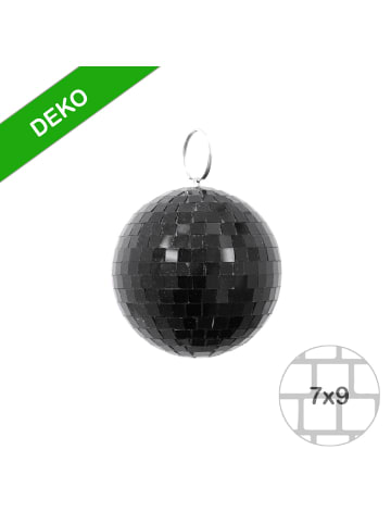 SATISFIRE Spiegelkugel Mirrorball Discokugel D: 10cm in schwarz