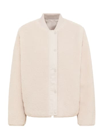 Cecil Wendbarer Blouson in Teddy Vanilla White