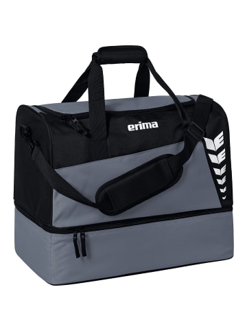 erima Six Wings Sporttasche mit Bodenfach in slate grey/schwarz