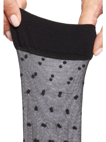 LASCANA Feinkniestrümpfe in 3x schwarz