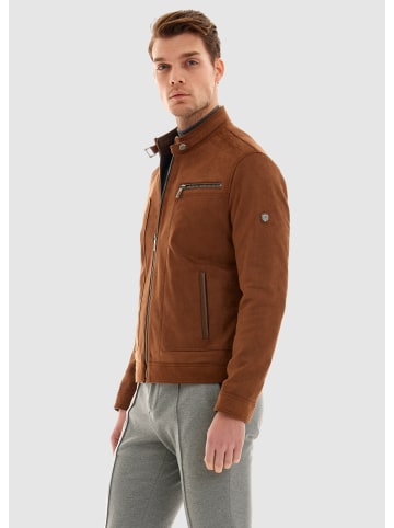 Pierre Cardin Jacke Slim Fit in Braun