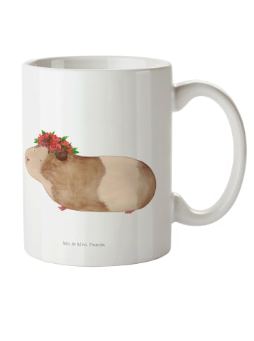 Mr. & Mrs. Panda Trinkbecher Meerschweinchen Weisheit ohne Spruch in Weiß