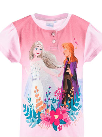 Disney Frozen Schlafanzug kurz Disney Frozen Elsa & Anna in Rosa