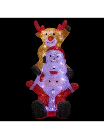 Fééric Lights and Christmas LED-Weihnachtsfiguren für außen in Mehrfarben, (B) 21 x (H) 58 x (L) 33 cm