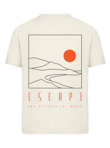 F4NT4STIC Ladies Everyday Tee Escape Discover the World Landscape in Whitesand