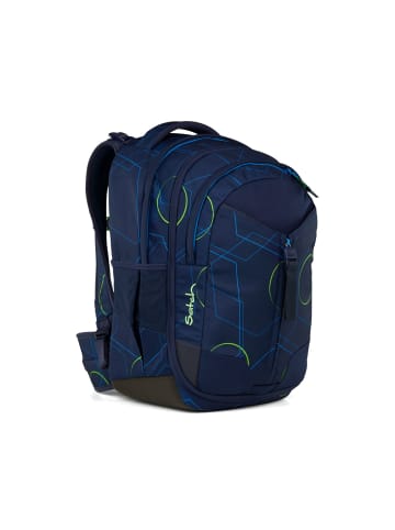 Satch Schulrucksack-Set MATCH Blue Tech 3-teilig in Blau