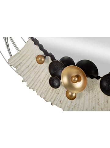 Mauro Ferretti Goldener Metall-Wandspiegel 114x7x81 cm.