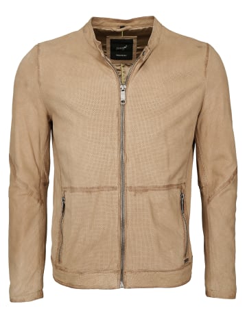 Maze Lederjacke Brunswick in creme