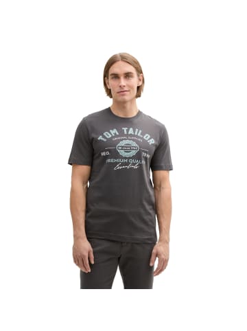 Tom Tailor T-Shirt 1er Pack in Grau