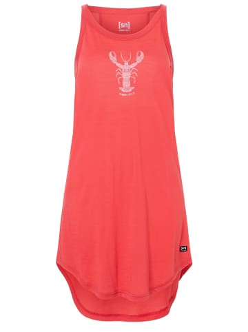 super.natural Merino Kleid RELAX LOBSTER in rot