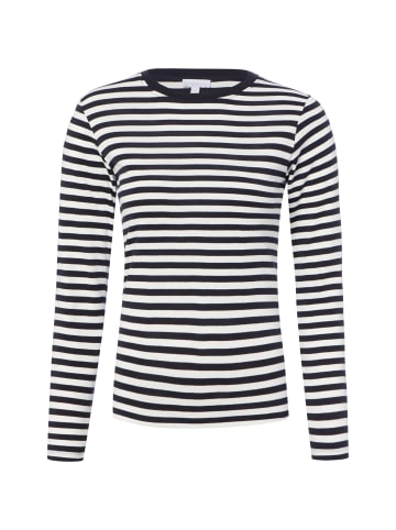 brookshire Langarmshirt in marine weiß