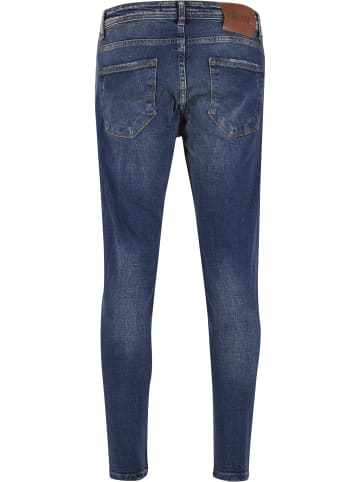 2Y Premium Tapered Jeans in blue