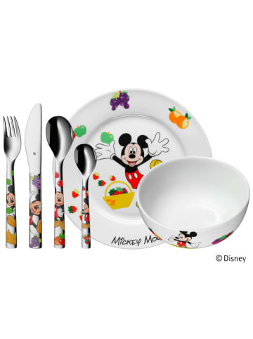 WMF Kindergeschirr-Set Mickey Mouse in Weiß / Metallic