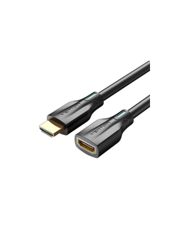 Wisam® HDMI 2.1 Verlängerungskabel, 1,5m, 8K 60Hz/ 4K 120Hz (schwarz)