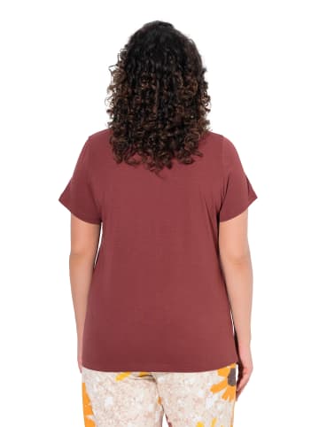 Ulla Popken Shirt in kupfer braun