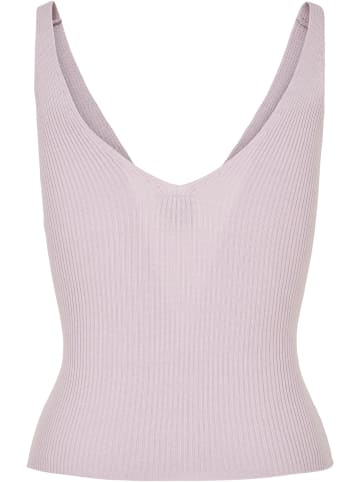Urban Classics Urban Classics Damen Ladies Rib Knit Top in softlilac