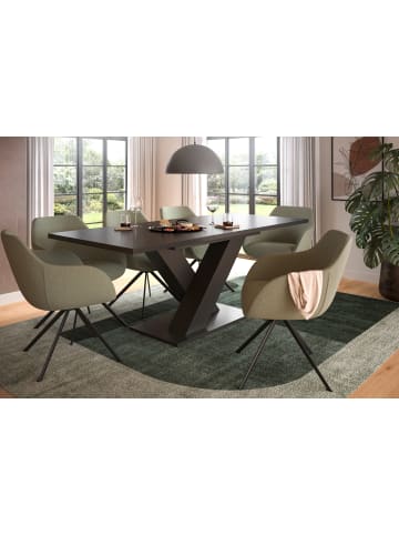 Inn.Furn Esstisch in grau 150 - 190 cm, Küchentisch ausziehbar
