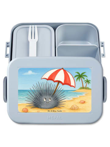 Mr. & Mrs. Panda MEPAL Bentobox Seeigel Design ohne Spruch in Blau Pastell