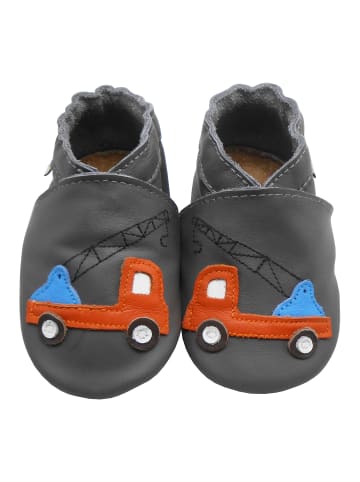 Mepiq Baby Lauflernschuhe aus Leder mit Gummisohle rutschfest