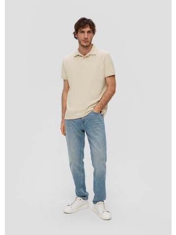s.Oliver Polo-Shirt kurzarm in Beige