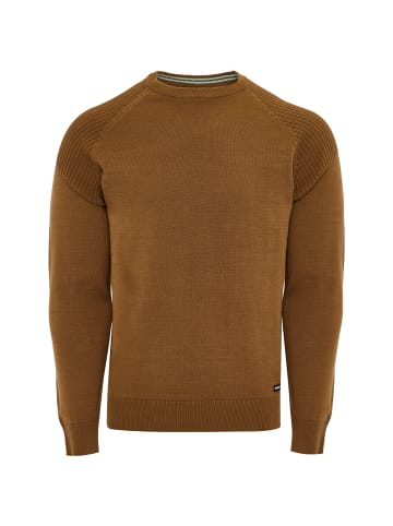 Threadbare Pullover THB Jumper Badger in camel